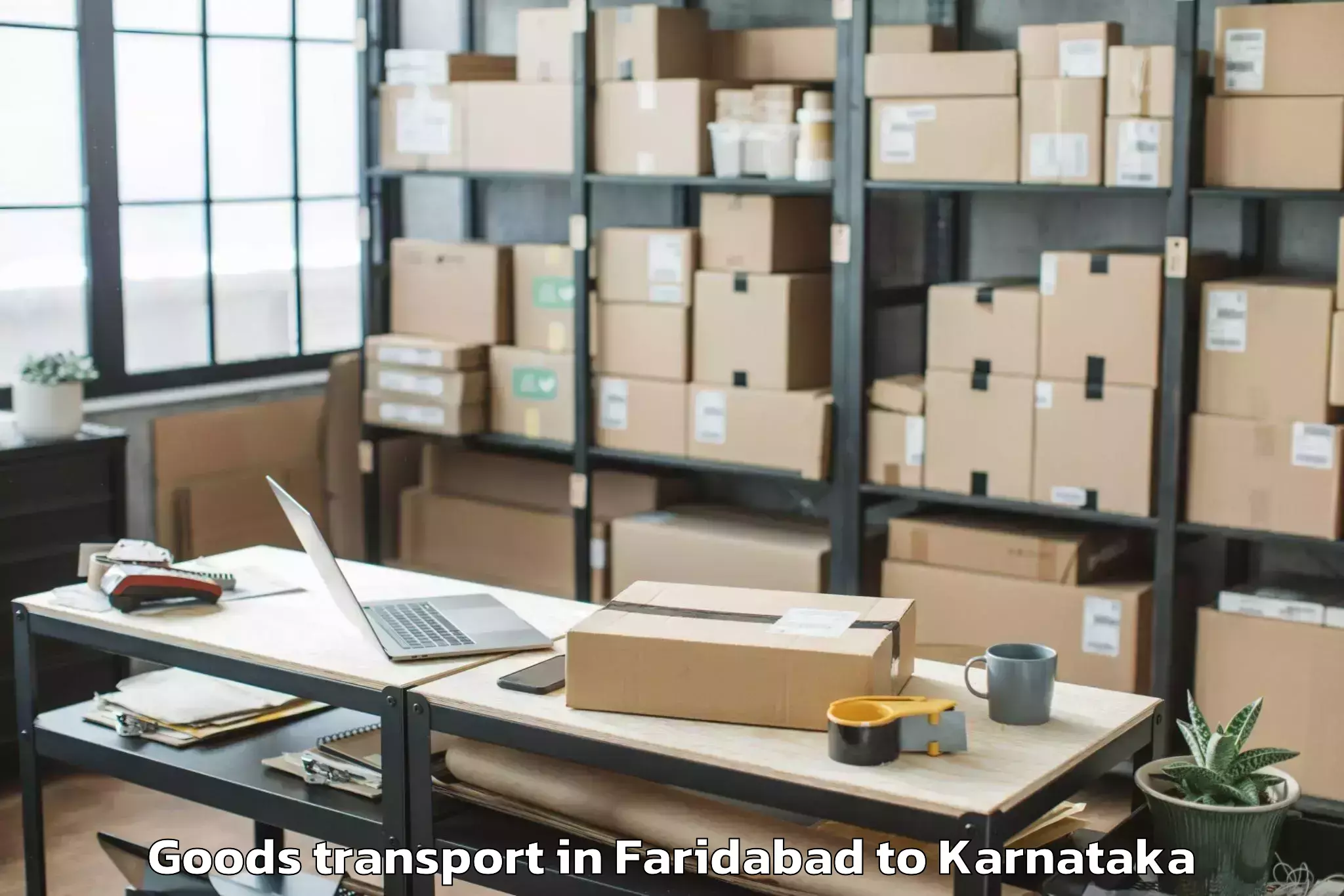 Quality Faridabad to Karkal Goods Transport